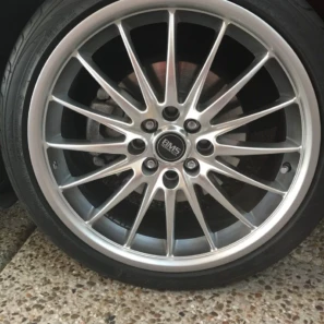 Alloy wheel gutter rash repaired