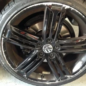 Alloy wheel kerb rash