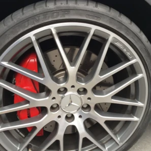 Mercedes alloy wheel scratch fixed