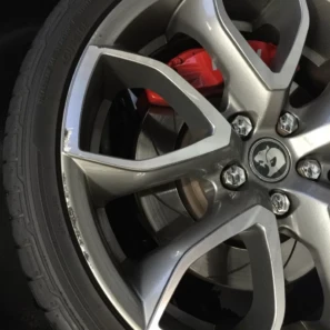 Holden wheel gutter rash